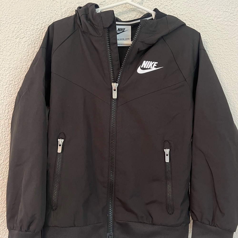 Nike Kids Black Raincoat